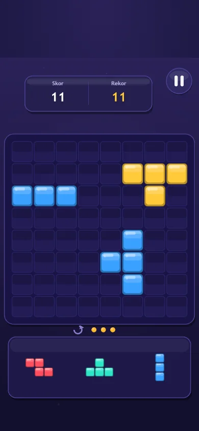 Roto Blocks gameplay screen